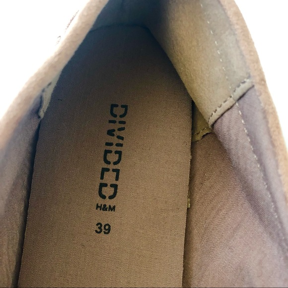 Brown faux suede ballerina moccasins with tassels - Picture 8 of 8